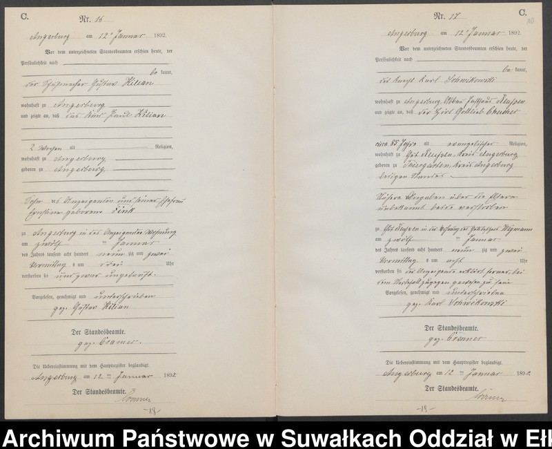 image.from.unit.number "Sterbe-Neben-Register des Preussischen Standes-Amtes Angerburg Kreis Angerburg"