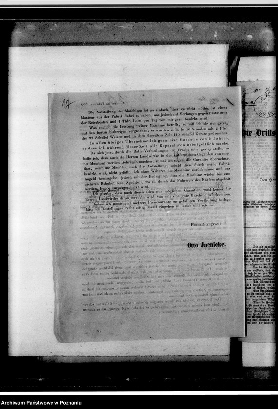 Obraz 20 z jednostki "Acta des landwirtschaftlichen Vereins Schildberger Kreises- korespondencja"