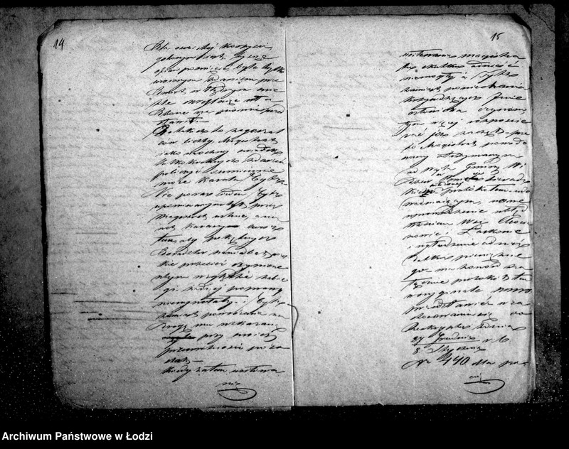 Obraz 14 z jednostki "Akta tyczące się pokątnych doradców"