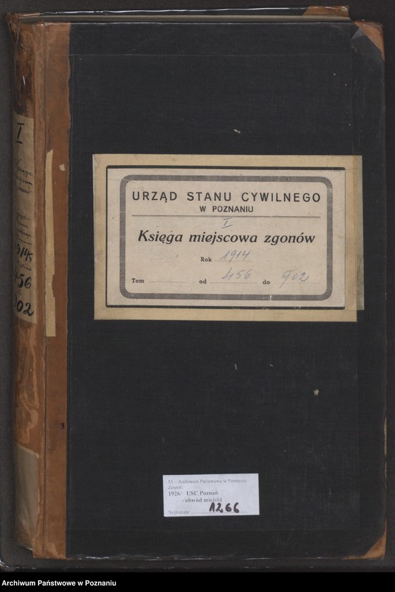 Obraz 2 z jednostki "Księga miejscowa zgonów tom II [Rejestr główny zgonów]"