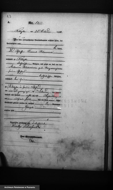 Obraz 15 z jednostki "Księga urodzeń"