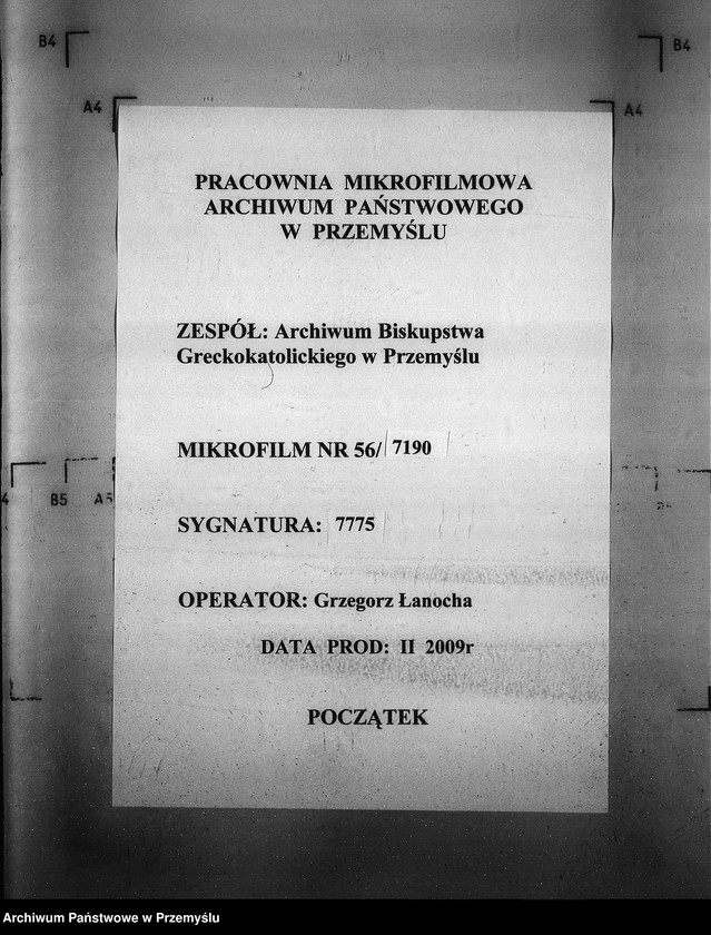 image.from.unit.number "[Kopie ksiąg metrykalnych parafii Manasterz z filią Czerwona Wola (dekanat Sieniawa)]"