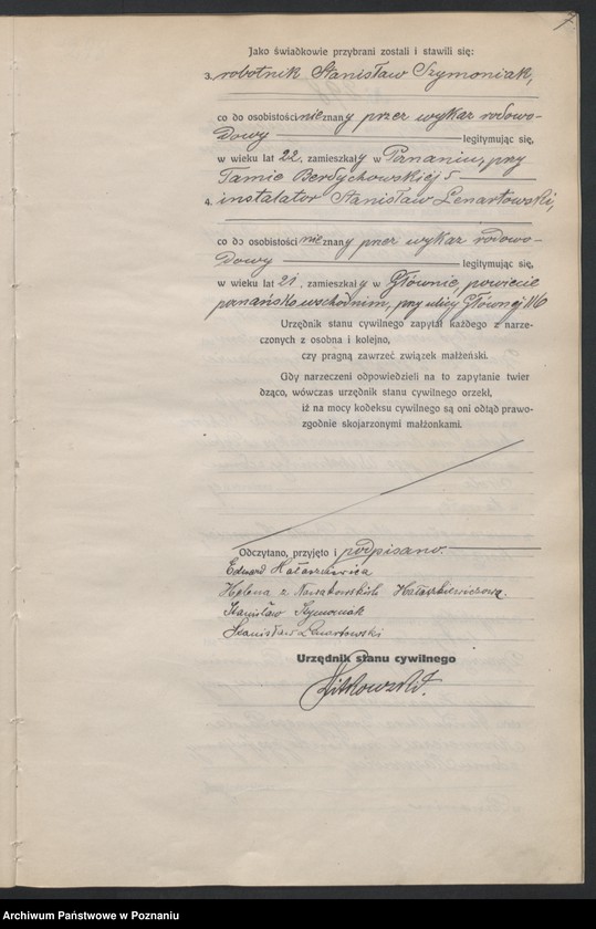 Obraz 9 z jednostki "Księga miejscowa małżeństw tom II [Rejestr główny małżeństw]"