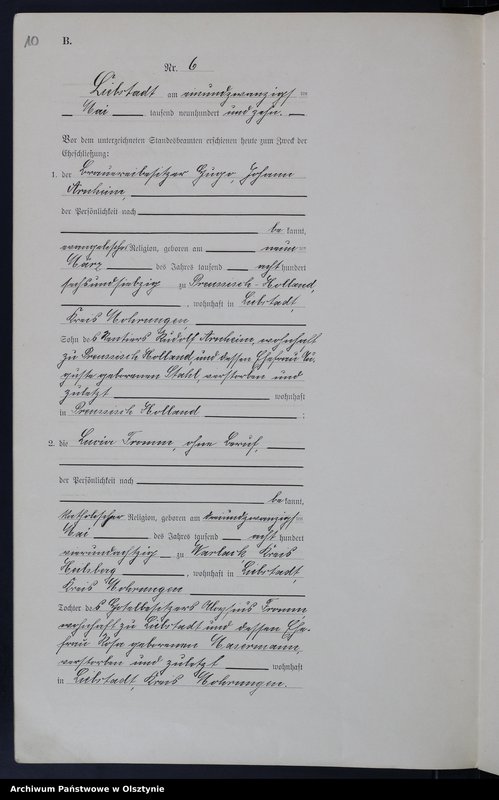 image.from.unit.number "Heirats-Neben-Register Nr 1 - 20"