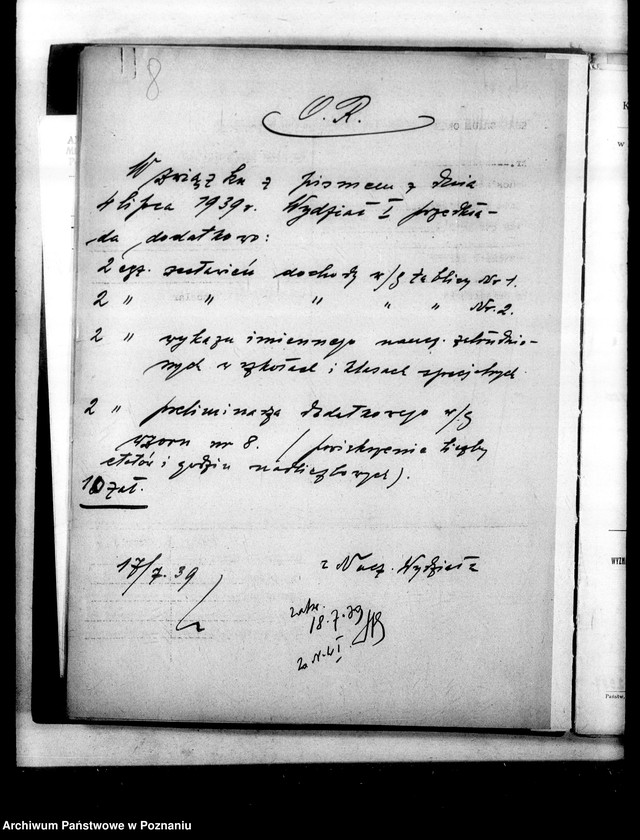 Obraz 12 z jednostki "Budżet na 1939/ 40 [Plany finansowo- gospodarcze inspektoratów szkolnych]"