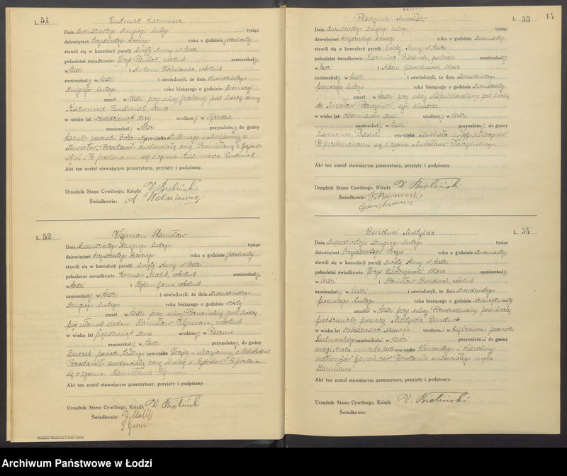 Obraz 16 z jednostki "Akta zgonów"