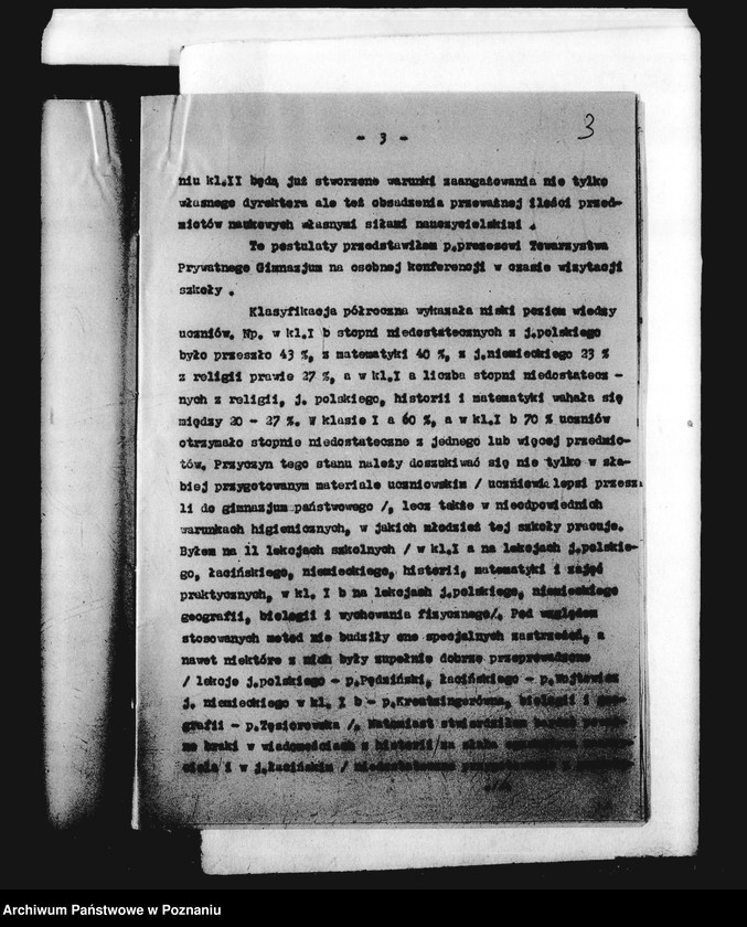 Obraz 6 z jednostki "Prywatne Gimnazjum Męskie- Ostrów Wielkopolski [sprawozdania z wizytacji]"