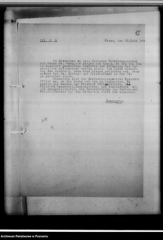 Obraz 19 z jednostki "Steindenkmäler [likwidacja żydowskich cmentarzy]"