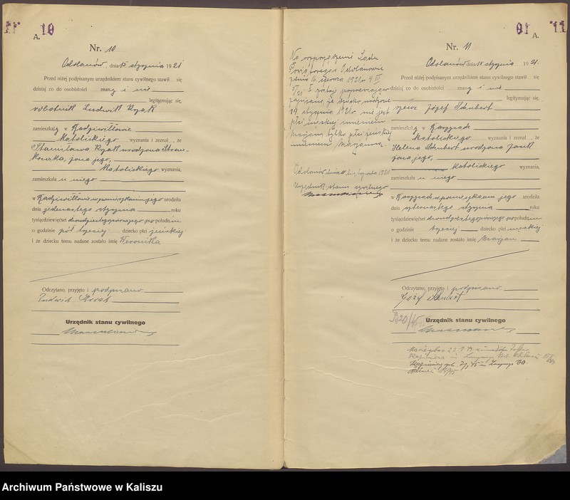 image.from.unit.number "Księga aktów urodzenia (pierwopis)"