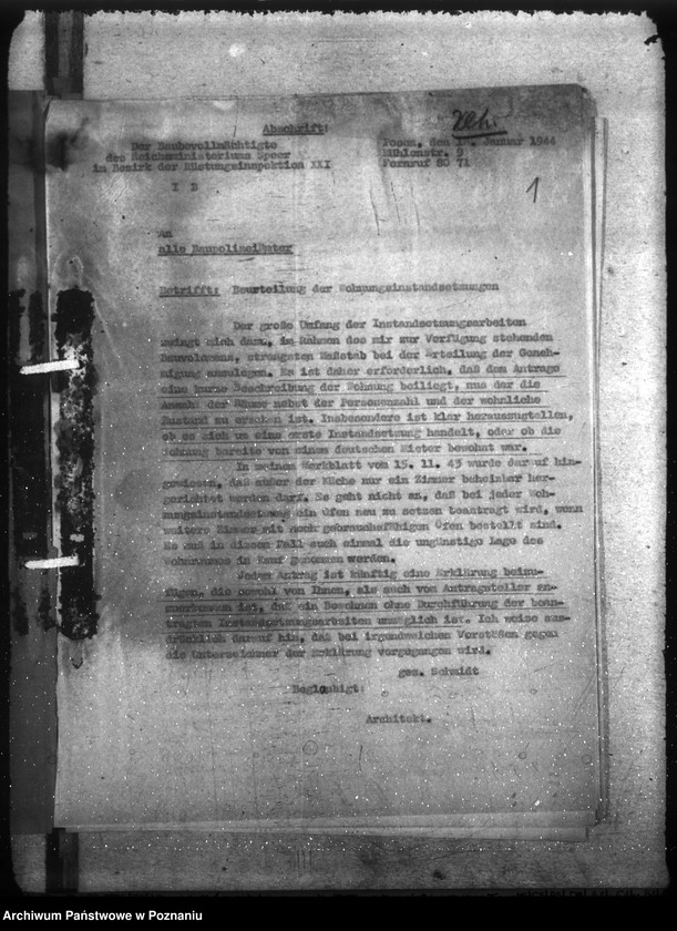 Obraz 5 z jednostki "Bauwirtschaft - Sparmassnahmen im Rahmen des Bauverbots"