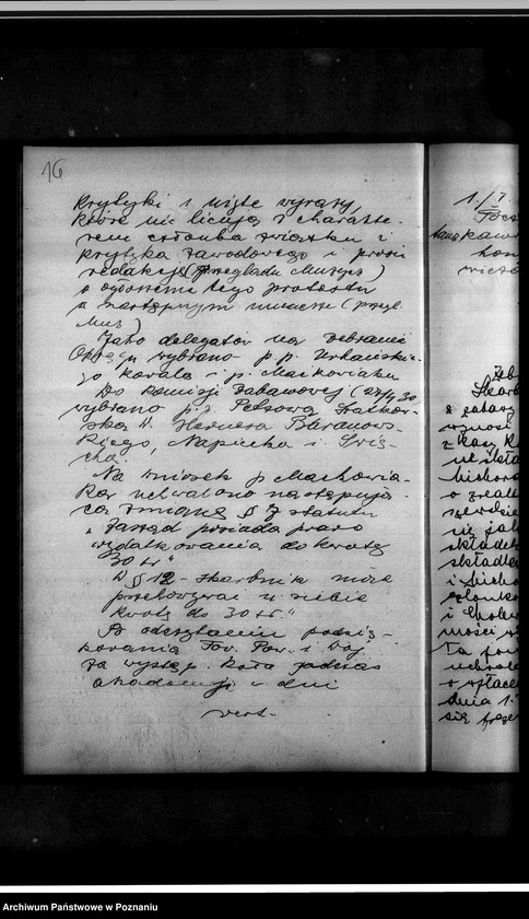 Obraz 20 z jednostki "Protokoły zebrań zarządu"