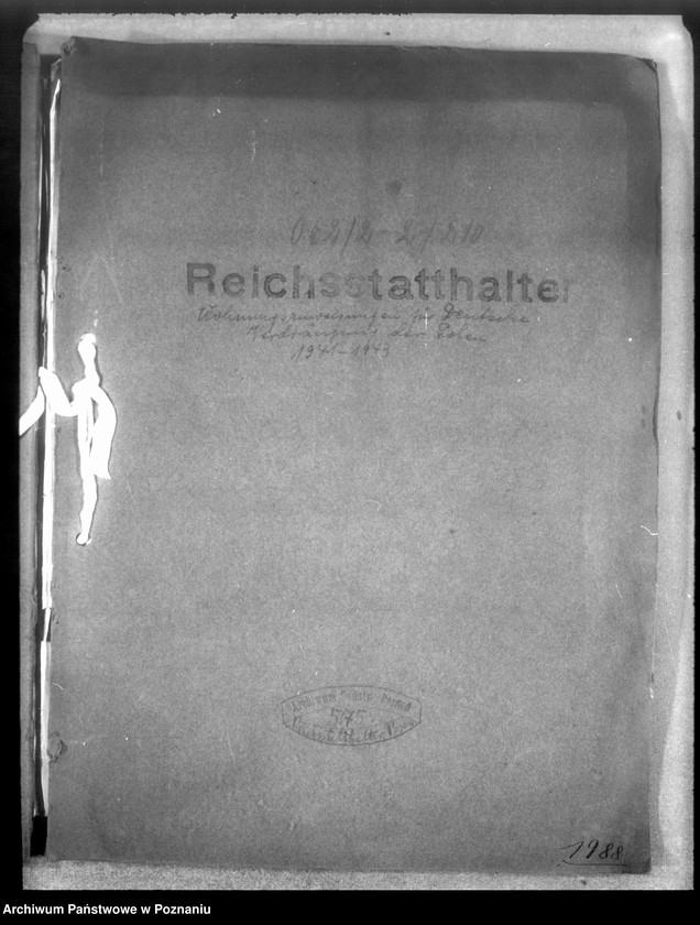 Obraz 4 z jednostki "Wohnungszuweisungen für Deutsche. Verdrängung der Polen."