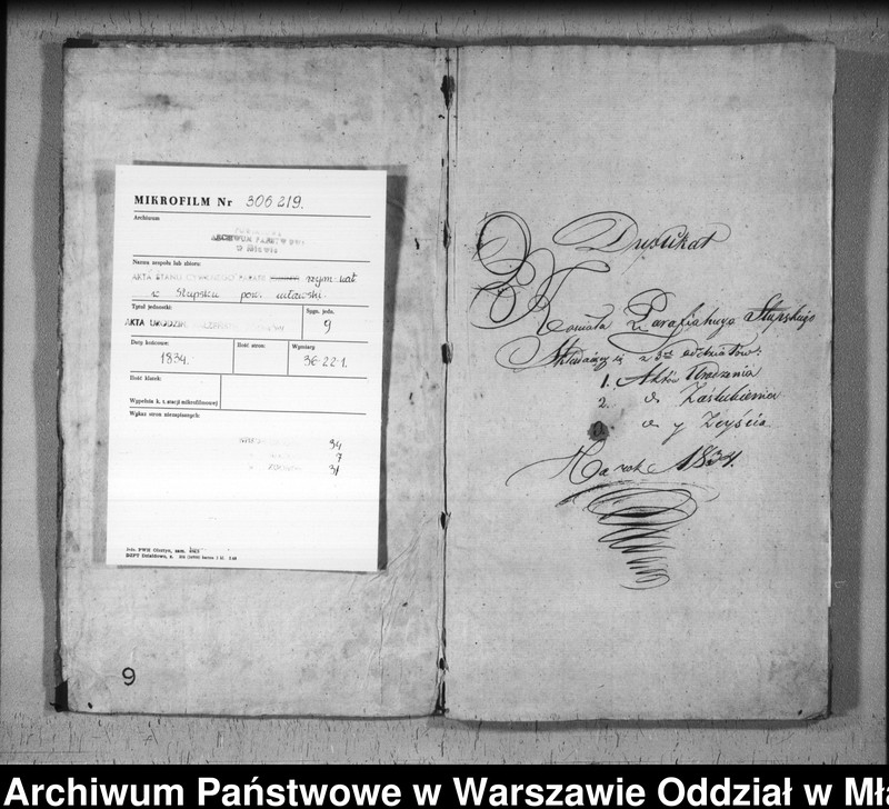 image.from.unit.number "Akta urodzeń, małżeństw i zgonów"