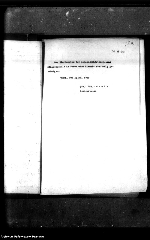 Obraz 11 z jednostki "Stellenplan [Budżet szkoły na lata 1940-1943]."