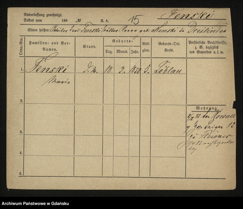 image.from.unit.number "Karty meldunkowe: Fenski - Ferski"