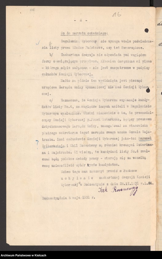 image.from.unit.number "[Wybory zarządu gminy wyznaniowej żydowskiej w Bodzentynie]"