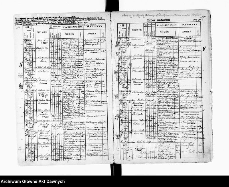 image.from.unit.number "Parafia: Kałusz. Dekanat: Dolina. Księga metrykalna urodzeń dla całej parafii."