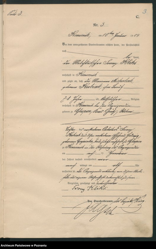 Obraz 6 z jednostki "Sterbe-Haupt-Register"