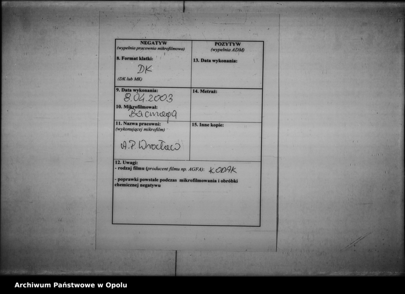 image.from.unit.number "Acta des Magistrats zu Oppeln betreffend das Feuer Lösch-Wesen hier Vol. I"