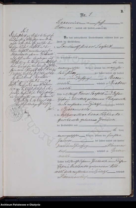 image.from.unit.number "Heiraths-Neben-Register Nr 1 - 28"