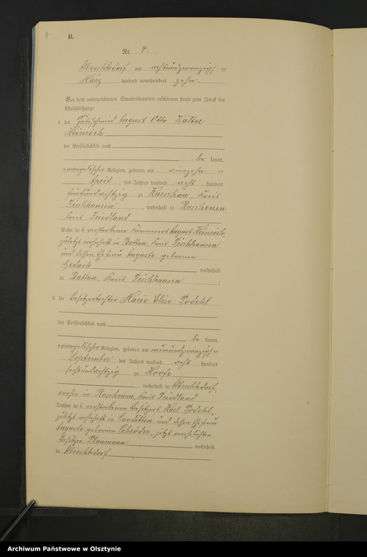 image.from.unit.number "Heiraths-Neben-Register Nr 1 - 16"