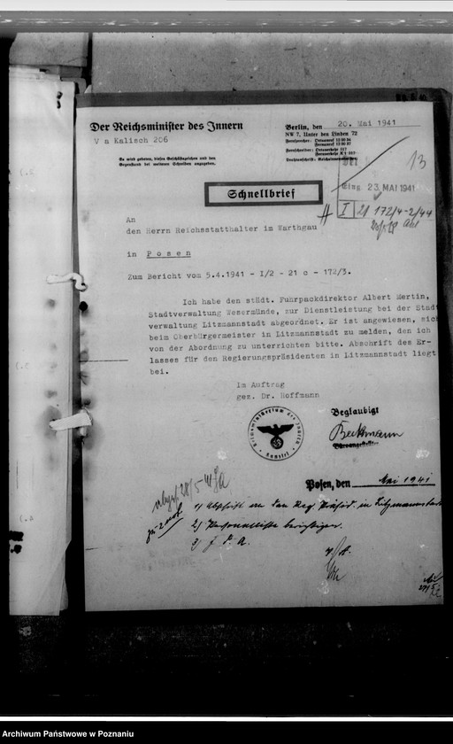 Obraz 17 z jednostki "Mertin, Albert - urzędnik"