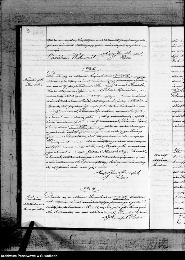 image.from.unit.number "Duplikat aktów Stanu Cywilnego urodzeń, małżeństw i zejść Parafii Ewangelicko-Reformowanej Serejskiej na rok 1861"