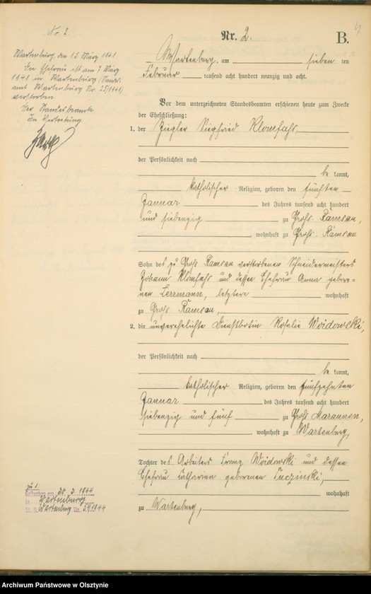 image.from.unit.number "Heiraths-Haupt-Register Nr 1 - 35"