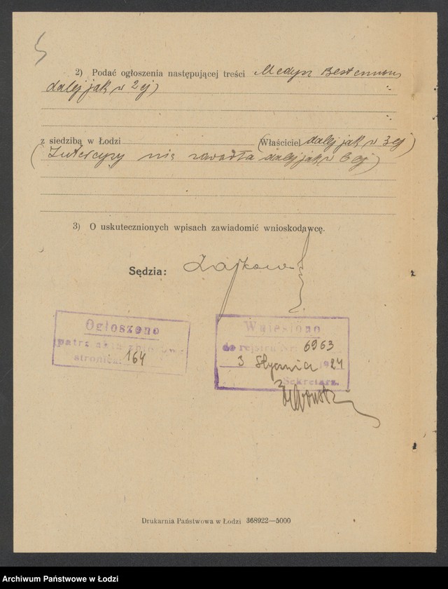 Obraz 7 z jednostki "Medysz Besterman – sprzedaż skóry"