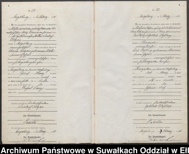 image.from.unit.number "Geburts-Neben-Register des Preussischen Standes-Amtes Angerburg Kreis Angerburg"