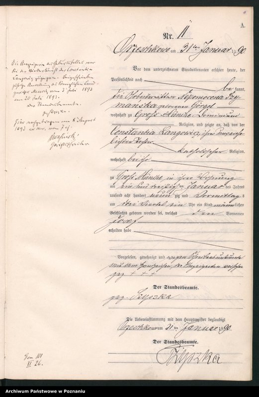 Obraz 8 z jednostki "Księga urodzeń"