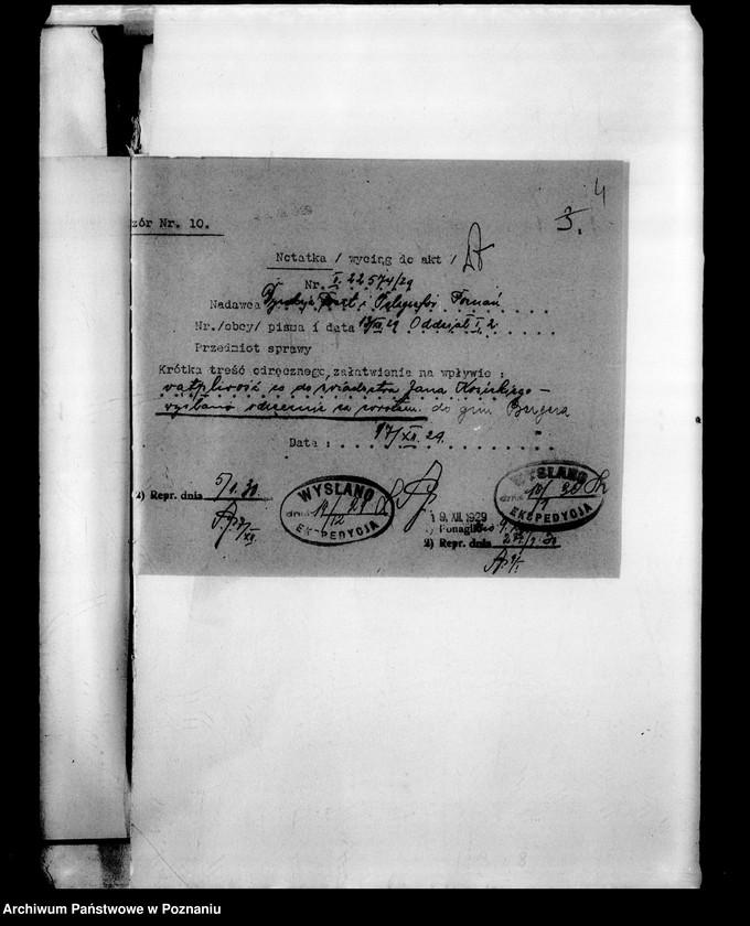 Obraz 8 z jednostki "Państwowe Gimnazjum imienia Bergera - Poznań [między innymi sprawozdanie z egzaminu dojrzałości eksternów i abiturientów]"