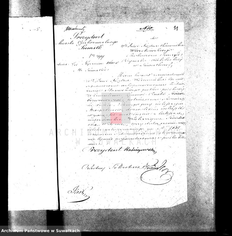 image.from.unit.number "Anneksa do Akt Zaślubnych Parafii Suwalskiej z r. 1860"