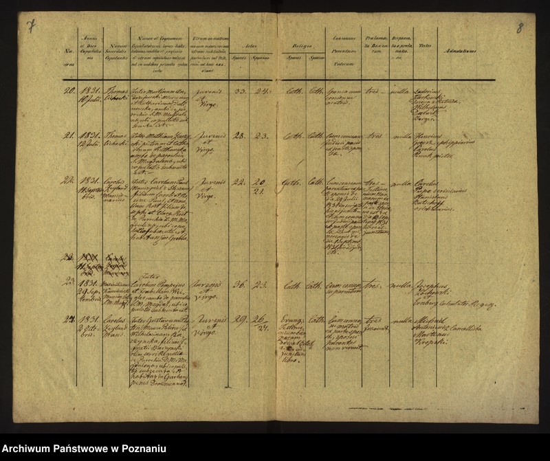Obraz 7 z jednostki "Księga małżeństw"