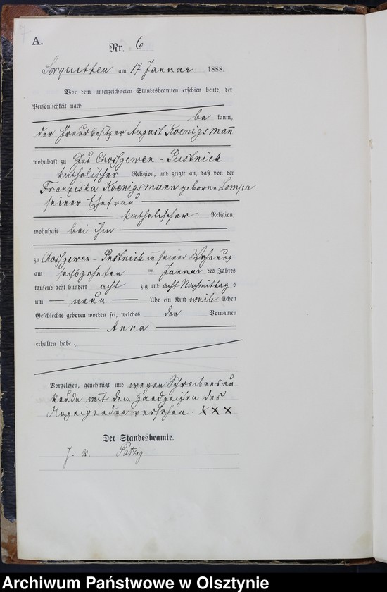 image.from.unit.number "Geburts-Haupt-Register Nr 1 - 129"