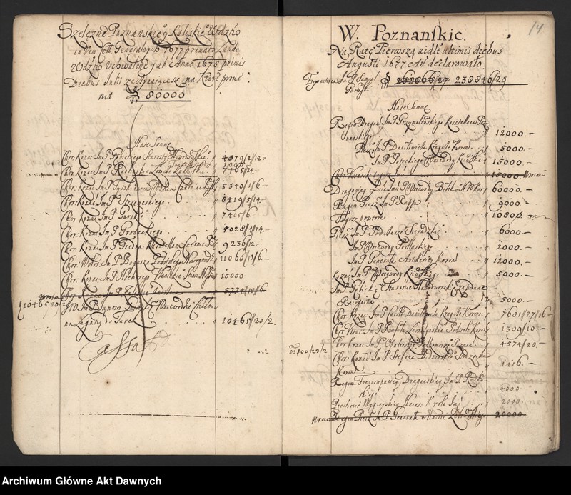 image.from.unit.number "Raptularz podatków anni 1677."