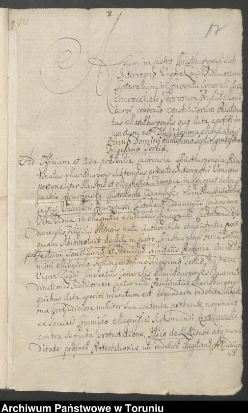 image.from.unit.number "Teresa z Konopackich Kruszyńska, kasztelanowa gdańska przeciw Władysławowi i Zygmuntowi Kretkowskim"