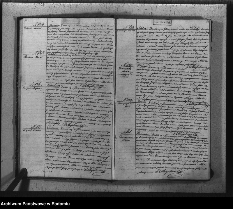 image.from.unit.number "Duplikat akt urodzonych, zaślubionych i zmarłych z parafii Głowaczów na rok 1851"