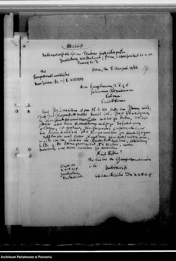 Obraz 11 z jednostki "Rosenbaum, Karl - komisarz obwodowy"