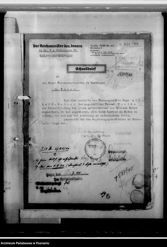 Obraz 16 z jednostki "Nazwiska 15 urzędników, ubiegających się o zatrudnienie w Kraju Warty"