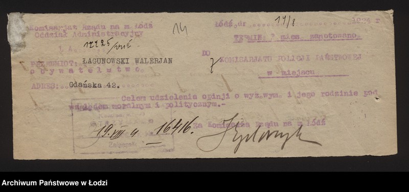 Obraz 15 z jednostki "Nadanie obywatelstwa Nr 3427-5123, 149-210"