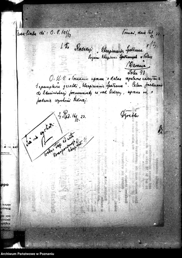 Obraz 17 z jednostki "Organ ubezpieczeń społeczych gazetka - korespondencja"