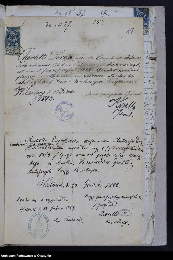 image.from.unit.number "[Annexa Ślubów z Parafii Janowiec za rok 1885]"
