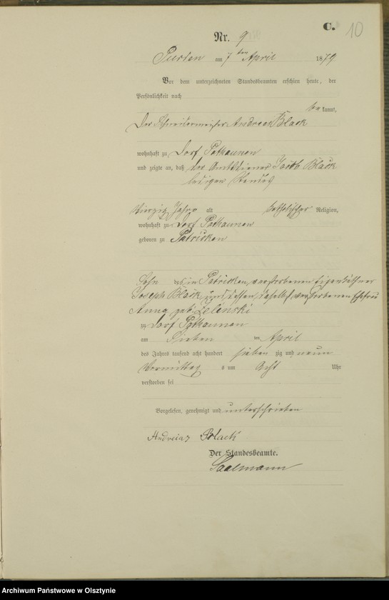 image.from.unit.number "Sterbe-Haupt-Register Nr 1 - 38"