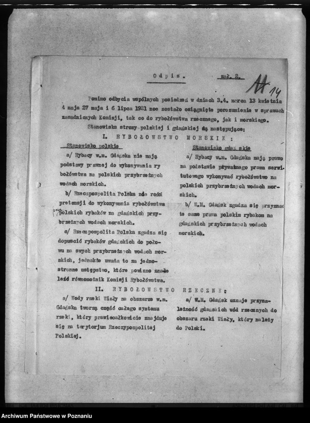 Obraz 18 z jednostki "Deleg. Departamentu Rolnictwa i D. Państw. Rybołówstwo"