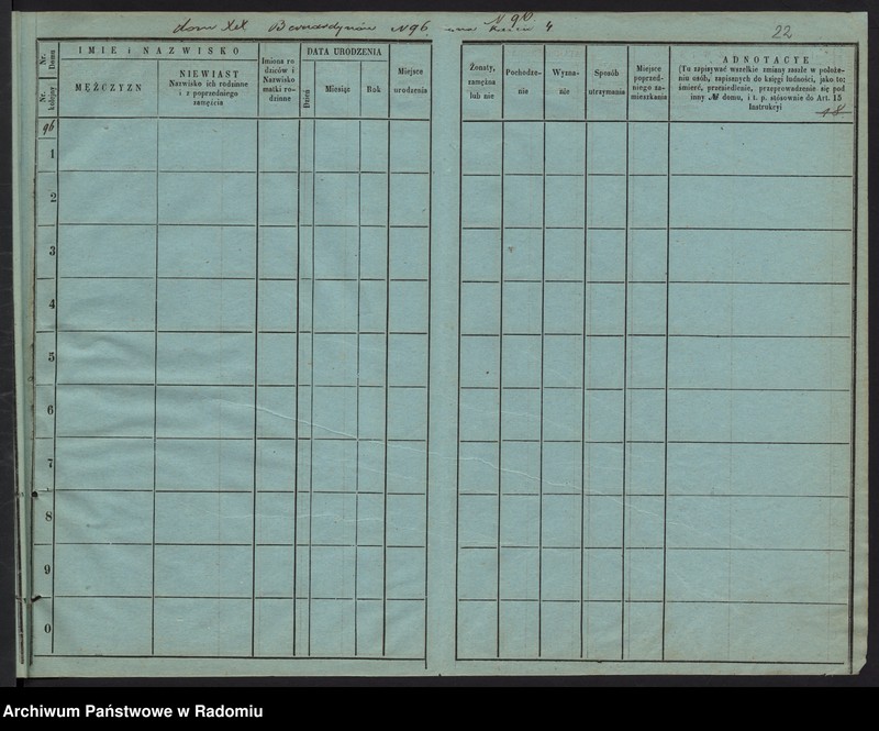 image.from.unit.number "Księga ludności stałej miasta Radomia. tom. IV. 94- 132"