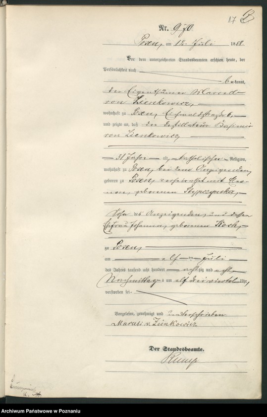 Obraz 20 z jednostki "Księga zgonów t. III"