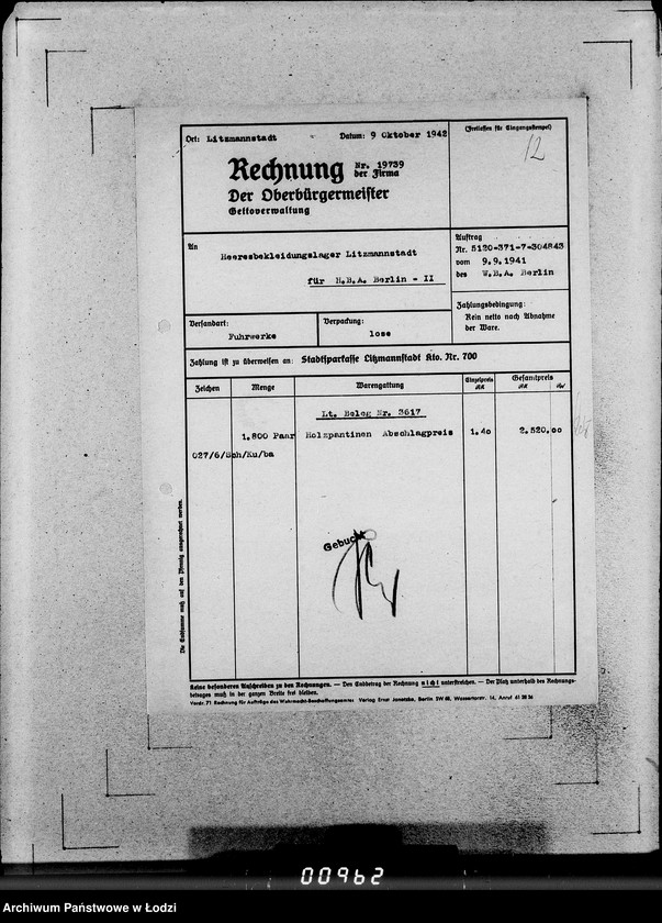 Obraz 16 z jednostki "371 Holzpantoffeln A-K. Auslieferung"