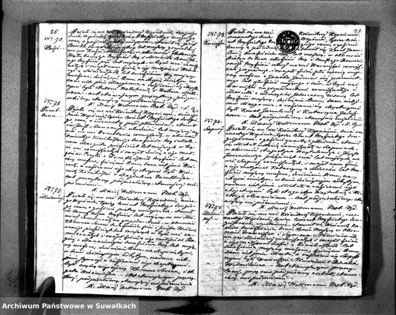 image.from.unit.number "Duplikat Aktów Urodzonych, Zaślubionych i Zeszłych Parafii Kopciowskiey z 1832 Roku."