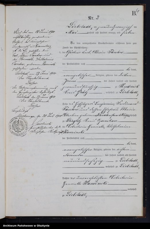 image.from.unit.number "Heiraths-Neben-Register Nr 1 - 17"